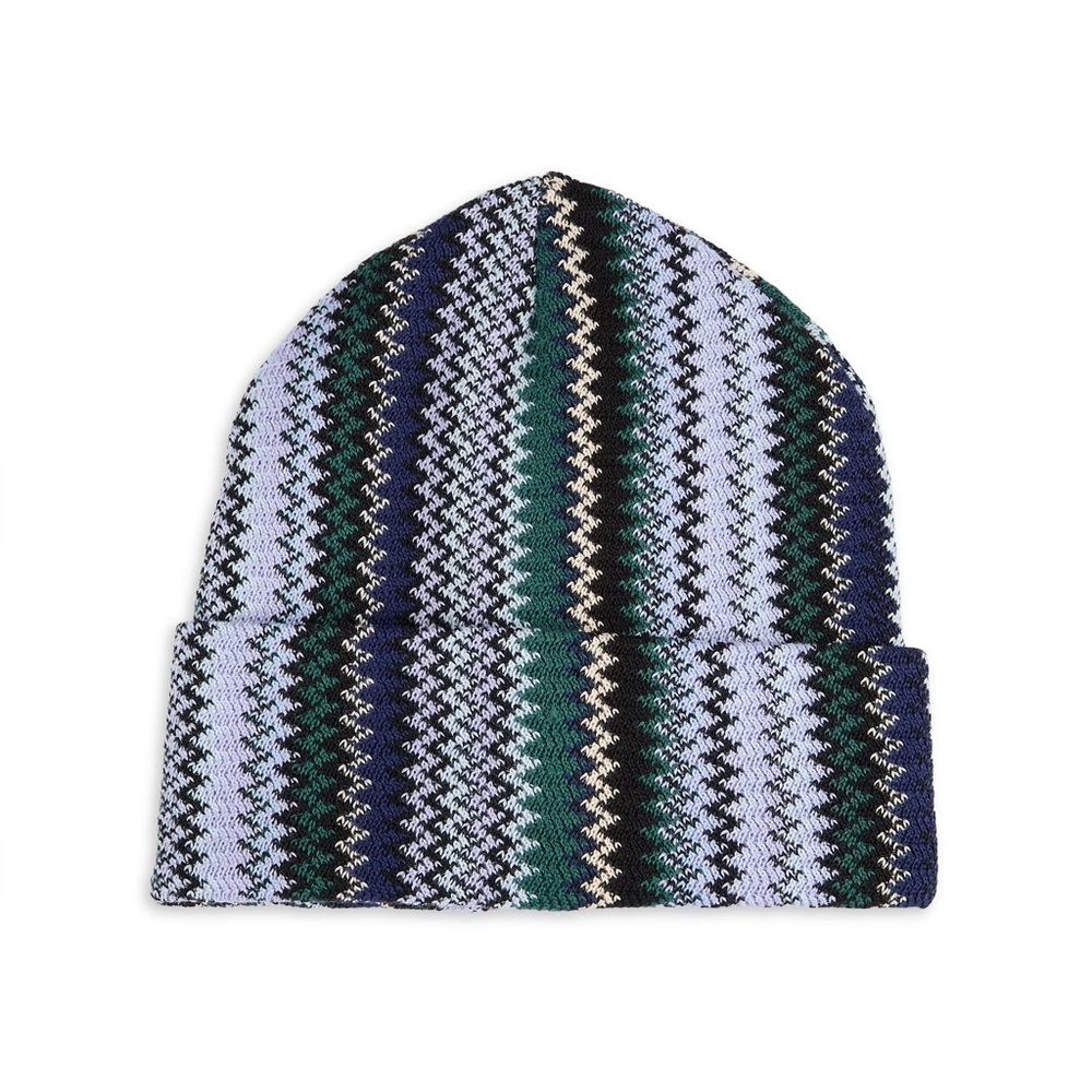 NWT Blue & Green Chevron Missoni Hat